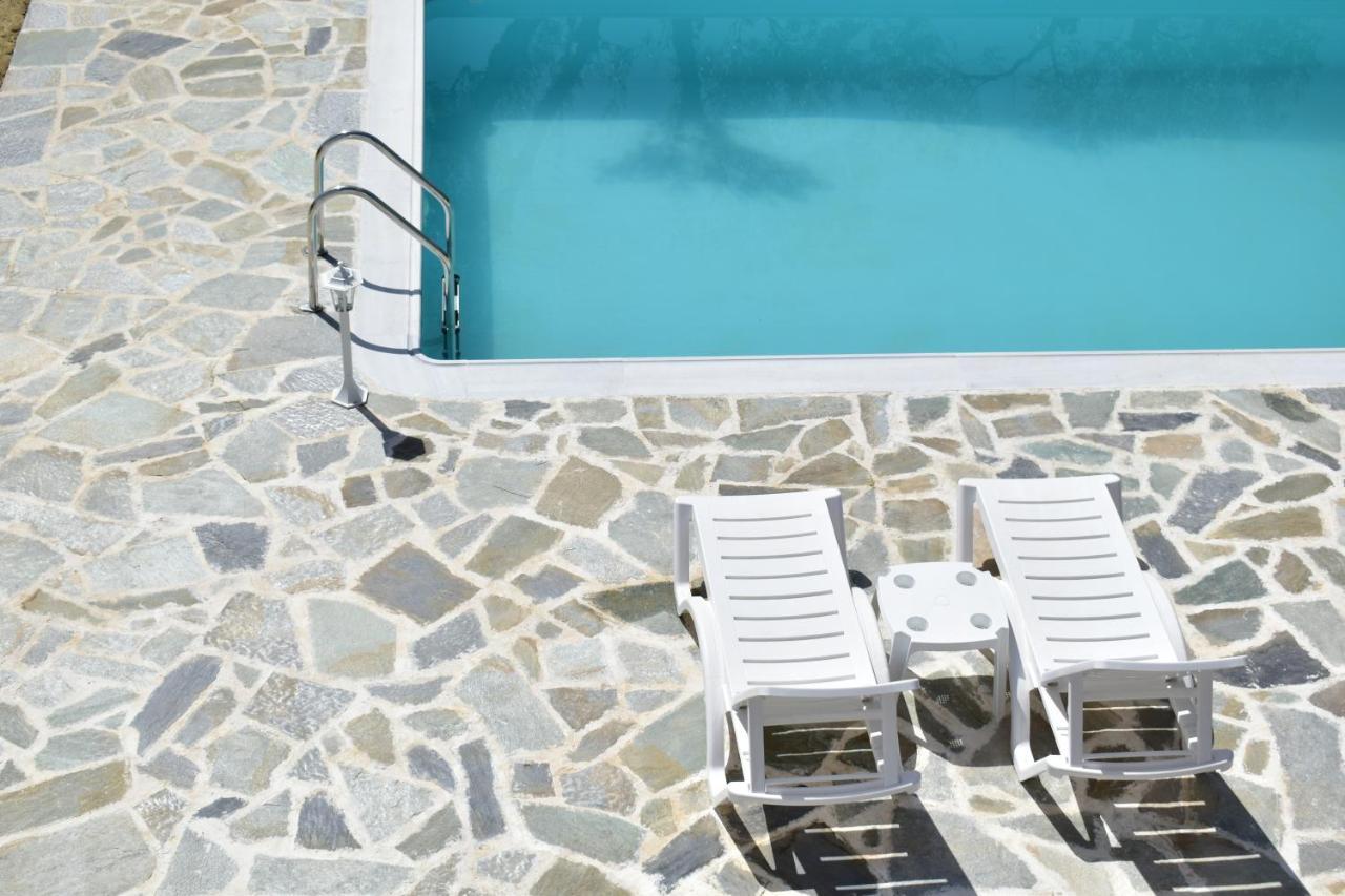 Navy Greece Villa With Swimming Pool & Sea View Makrygialos Exterior foto