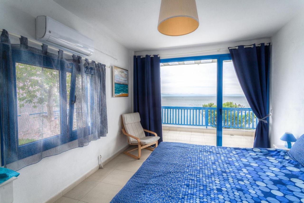 Navy Greece Villa With Swimming Pool & Sea View Makrygialos Exterior foto