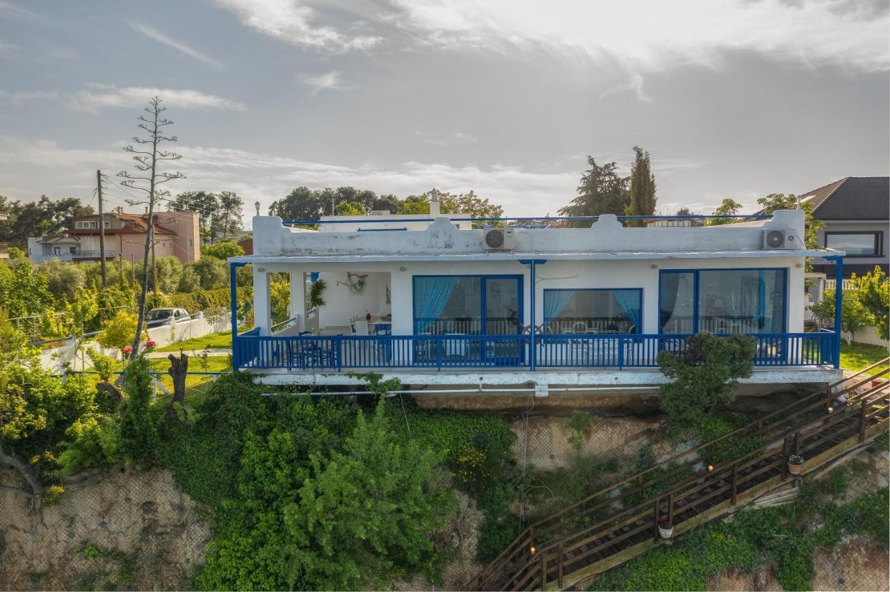 Navy Greece Villa With Swimming Pool & Sea View Makrygialos Exterior foto
