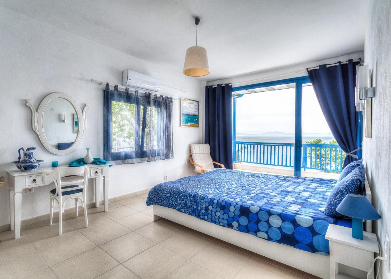 Navy Greece Villa With Swimming Pool & Sea View Makrygialos Exterior foto