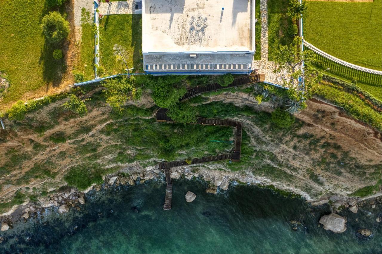 Navy Greece Villa With Swimming Pool & Sea View Makrygialos Exterior foto
