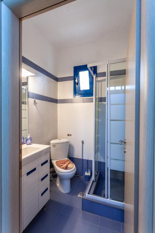 Navy Greece Villa With Swimming Pool & Sea View Makrygialos Exterior foto