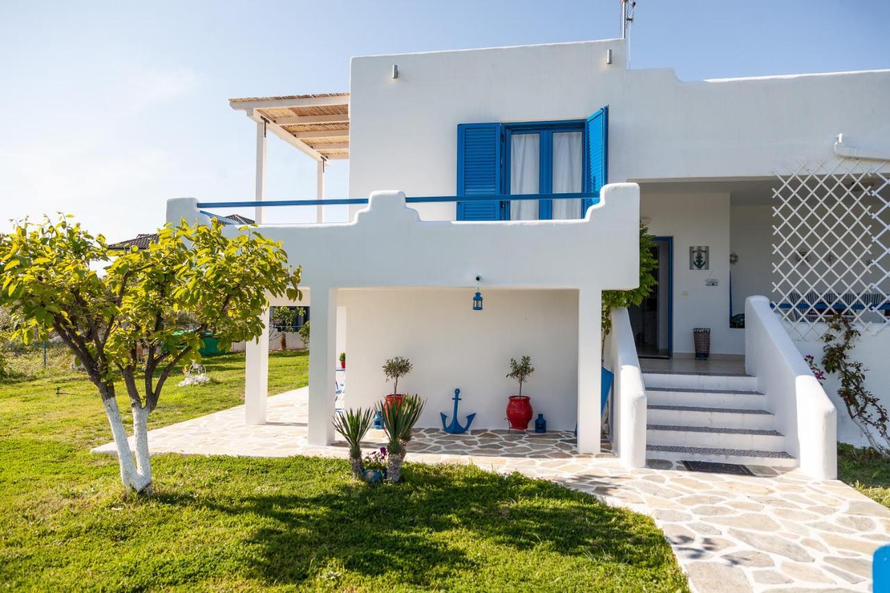 Navy Greece Villa With Swimming Pool & Sea View Makrygialos Exterior foto