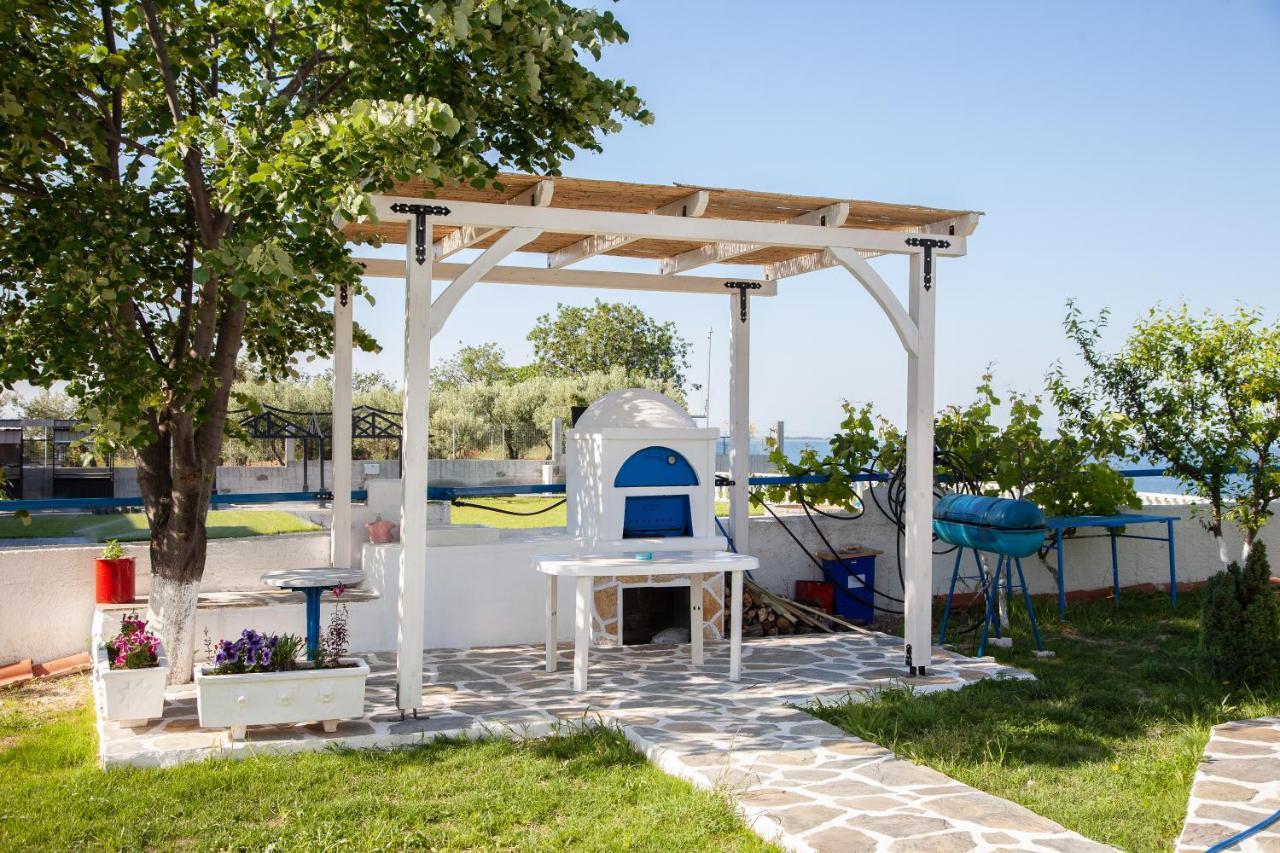 Navy Greece Villa With Swimming Pool & Sea View Makrygialos Exterior foto