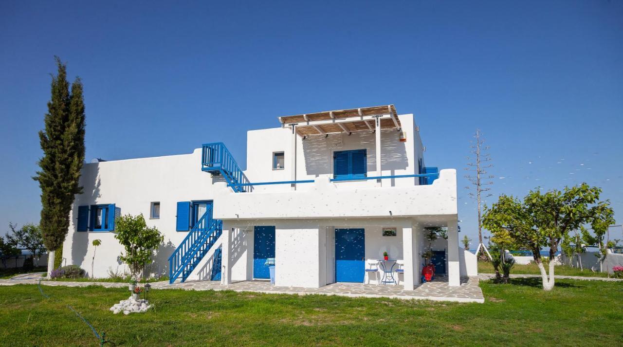 Navy Greece Villa With Swimming Pool & Sea View Makrygialos Exterior foto