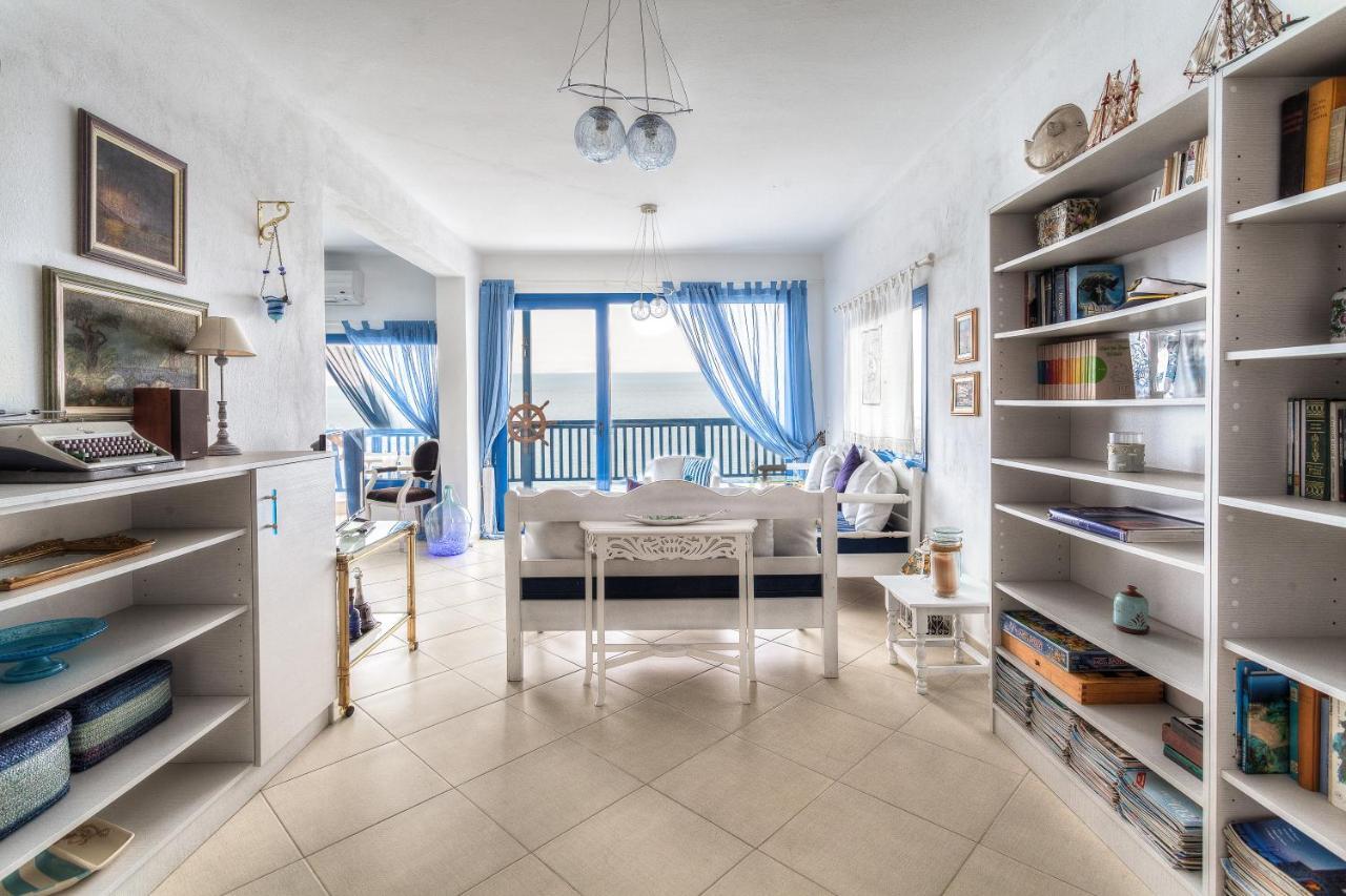 Navy Greece Villa With Swimming Pool & Sea View Makrygialos Exterior foto