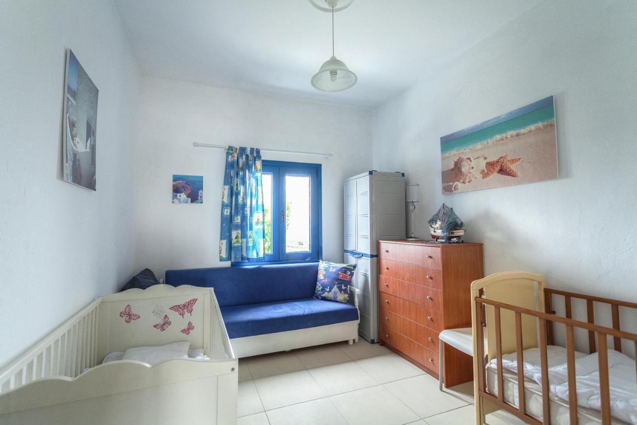 Navy Greece Villa With Swimming Pool & Sea View Makrygialos Exterior foto