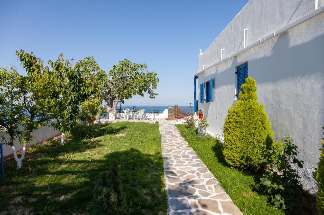 Navy Greece Villa With Swimming Pool & Sea View Makrygialos Exterior foto